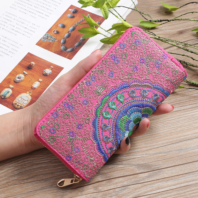 Ethnic Vintage style embroidered purse bag