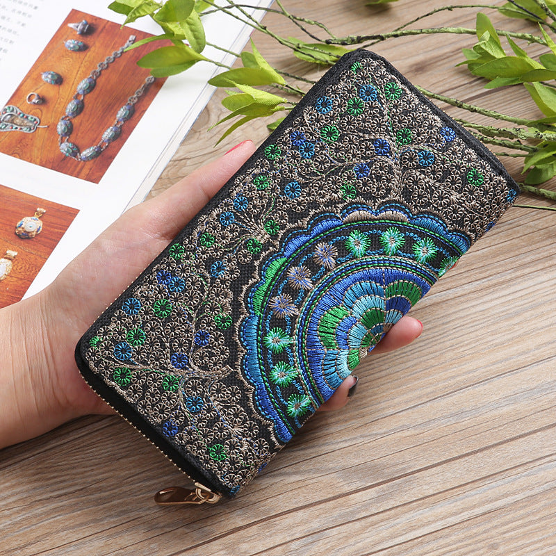 Ethnic Vintage style embroidered purse bag