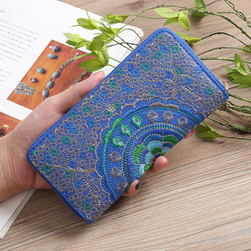 Ethnic Vintage style embroidered purse bag
