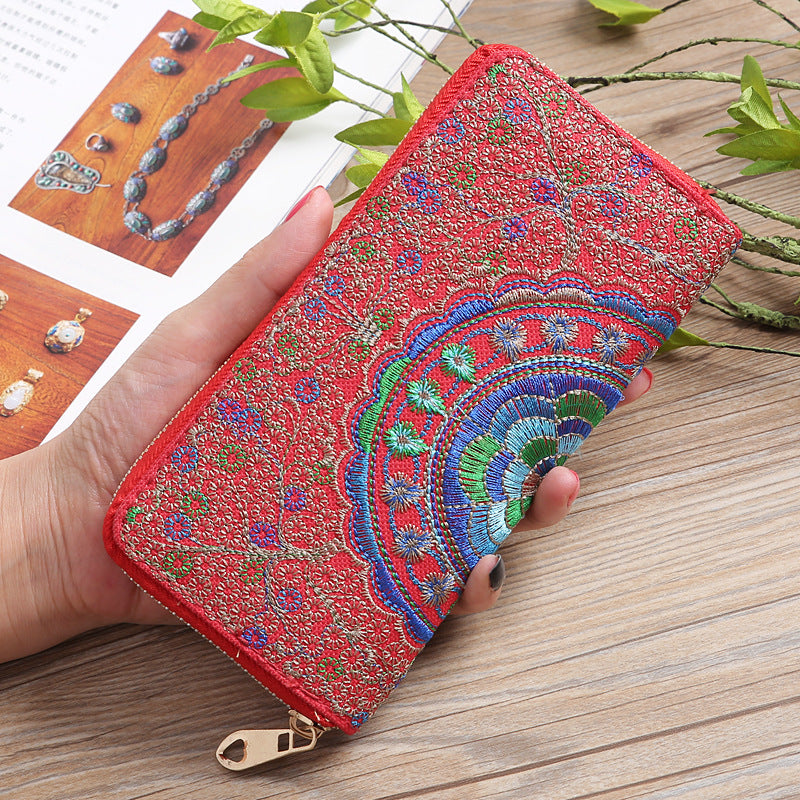 Ethnic Vintage style embroidered purse bag