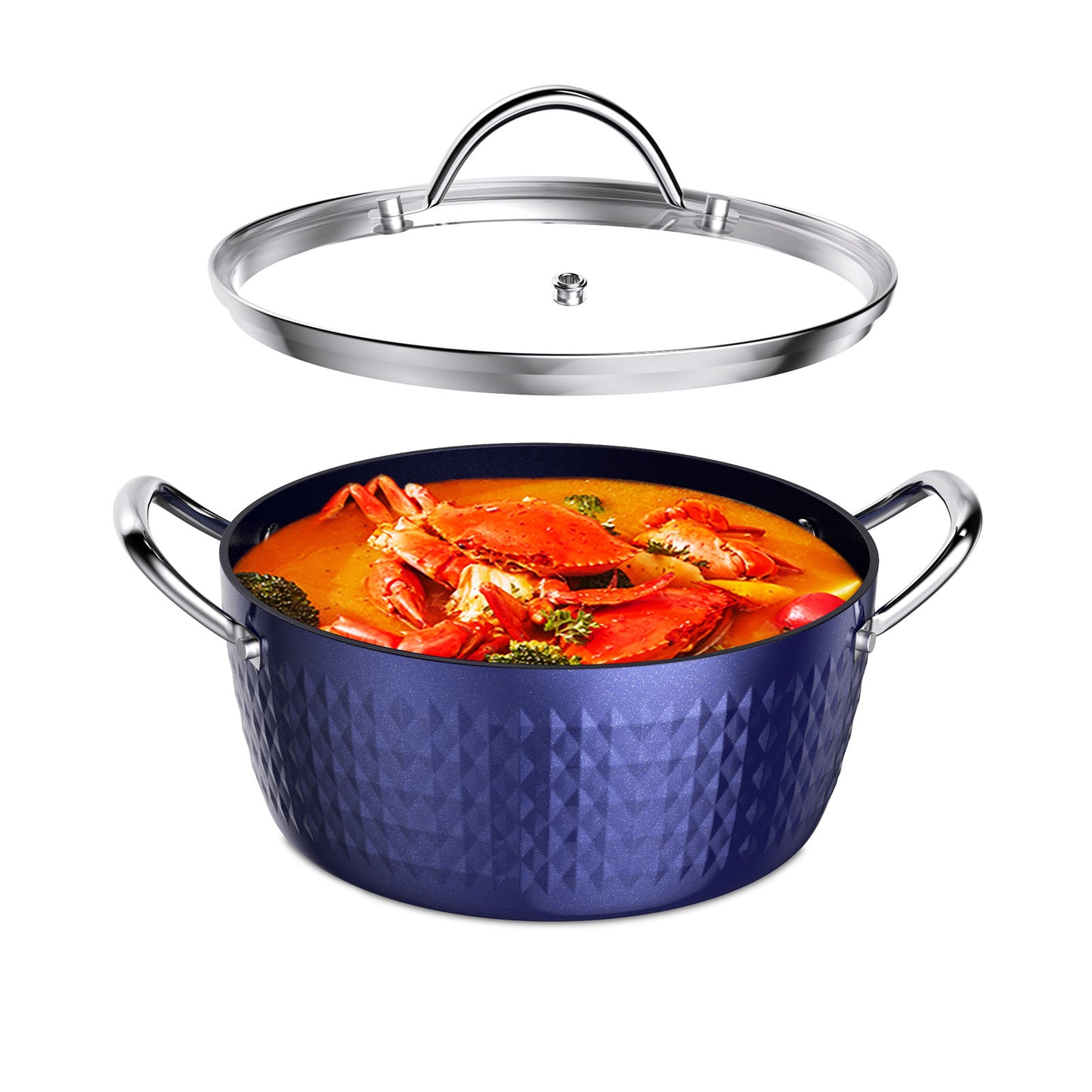 Aluminum Ceramic Pots | Non Stick Saucepan | WhiteDiamonds