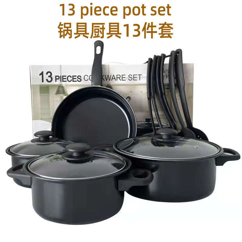 Non Stick Frying Pan | 13-Piece Stockpots | WhiteDiamonds