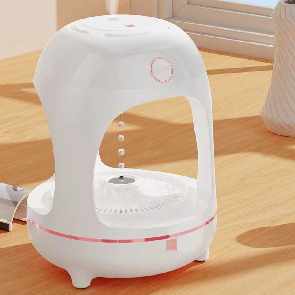 Anti Gravity Water Humidifier | Desk Decorate Lamp | WhiteDiamonds