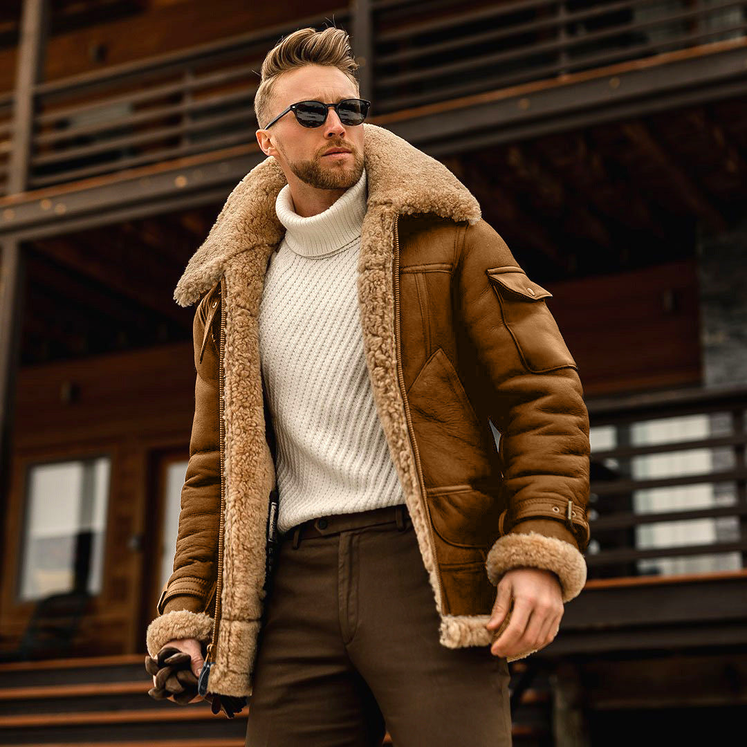 Men Military Fleece Warm Winter Jackets Male Fur Collar Coats Army Tactical Jacket