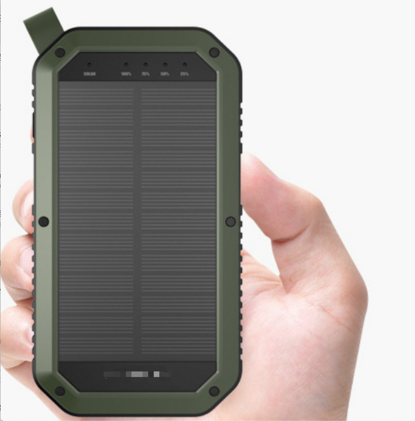 Wireless solar powerbank phone accessories torch