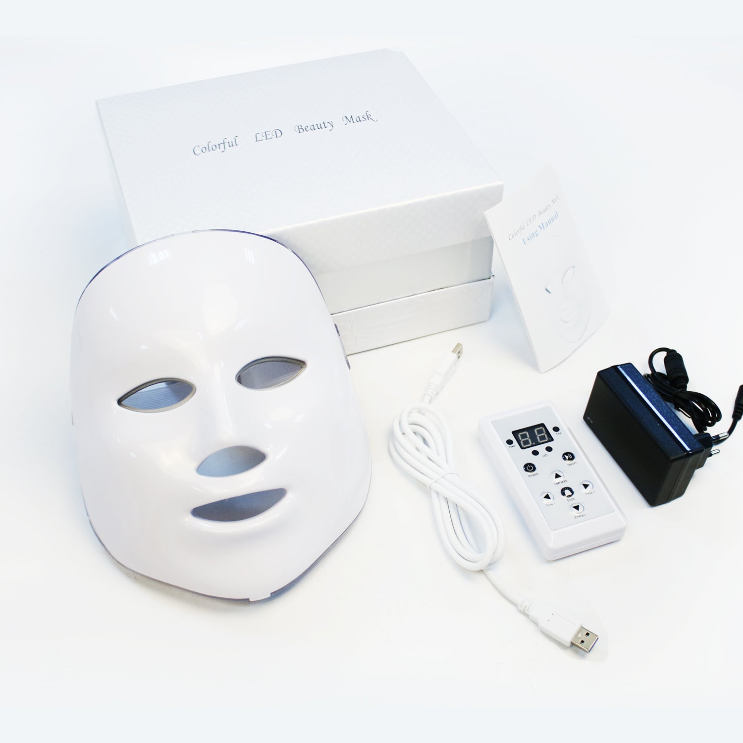 LED Face Mask | 7 Colors LED Mask | WhiteDiamonds