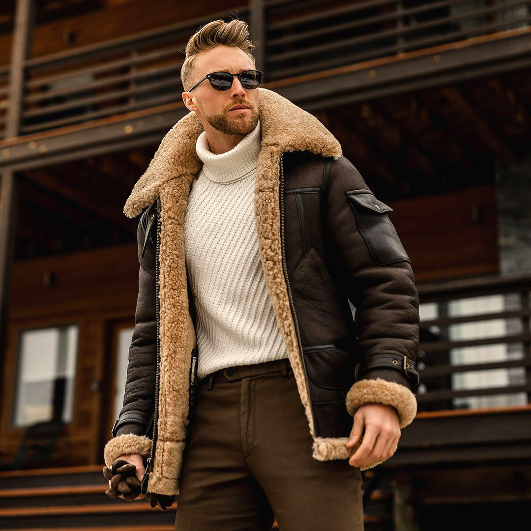 Men Military Fleece Warm Winter Jackets Male Fur Collar Coats Army Tactical Jacket