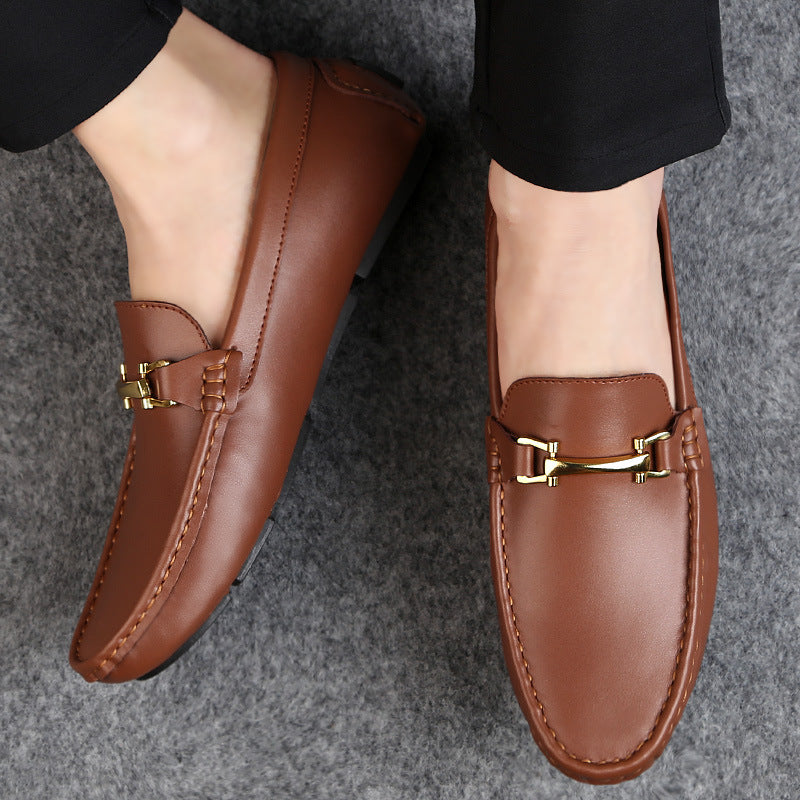 Man Shoes Classic Fashion Italian Style Genuine Leather Men Loafers