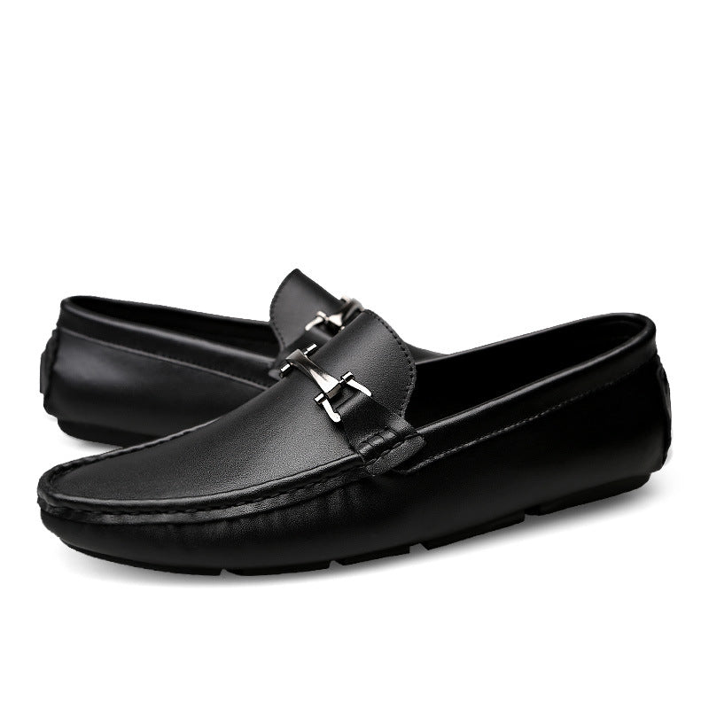 Man Shoes Classic Fashion Italian Style Genuine Leather Men Loafers