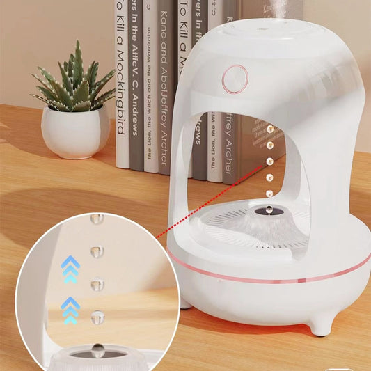 Anti Gravity Water Humidifier | Desk Decorate Lamp | WhiteDiamonds