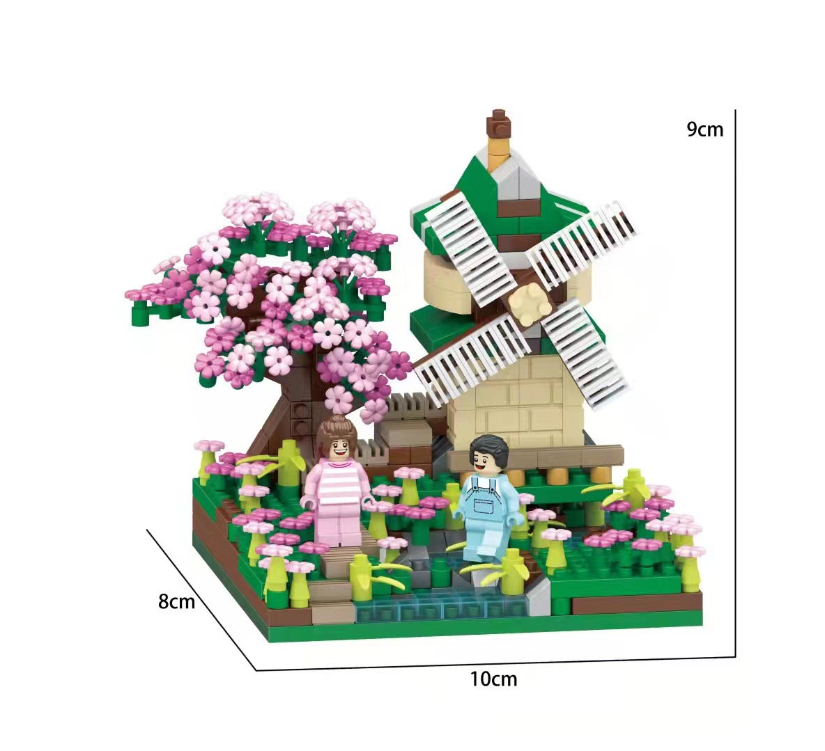 Micro-granular Building Blocks Diy Scenic Building Toys