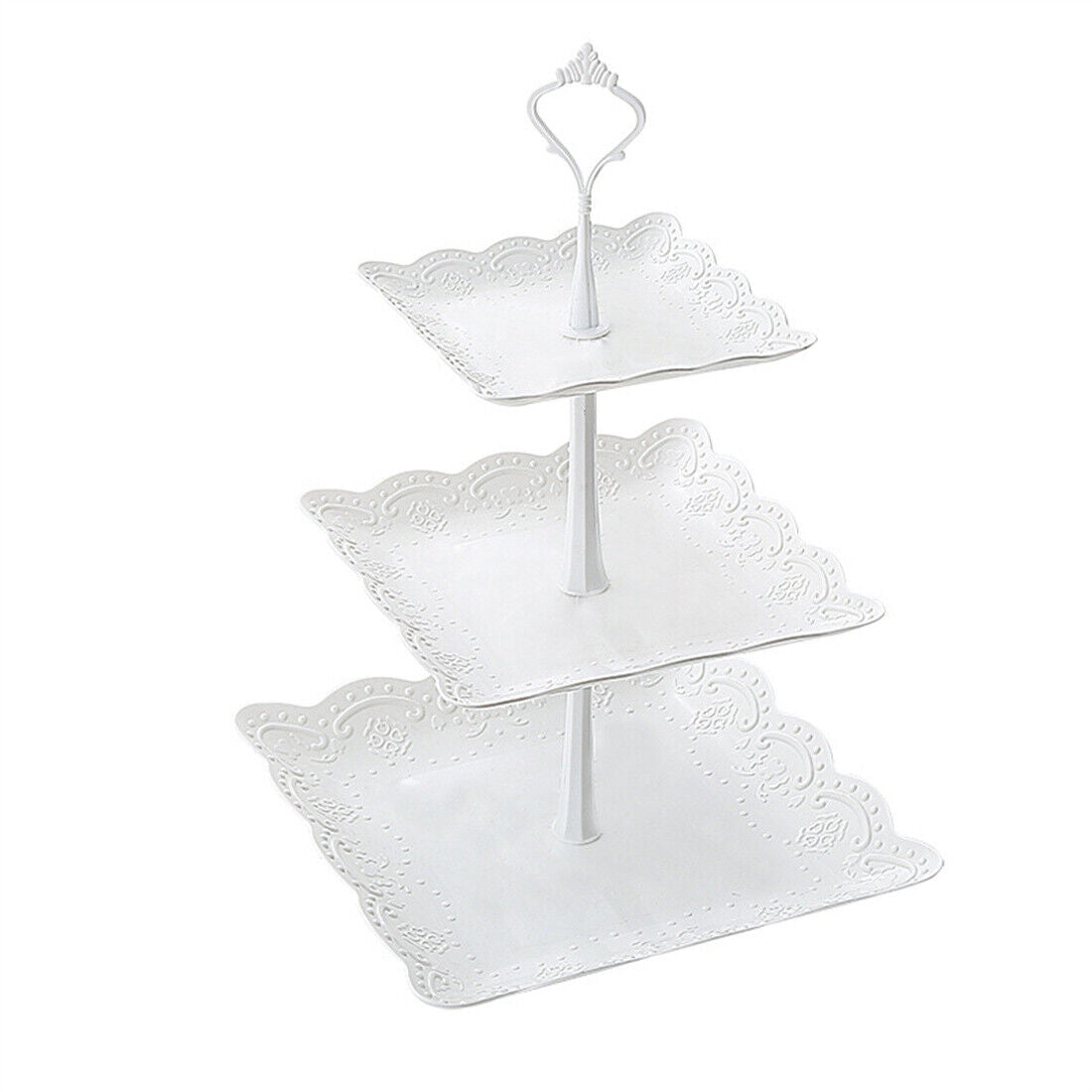 3-Tier Cake Stand | Wedding Party Plates | WhiteDiamonds