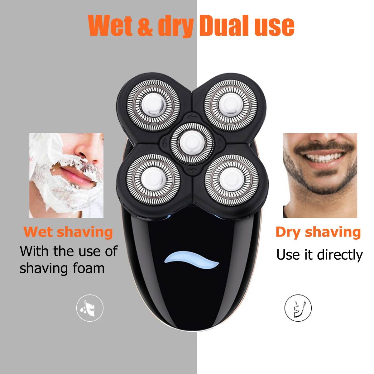 Electric Head Shaver | 4D Electric Shaver | WhiteDiamonds