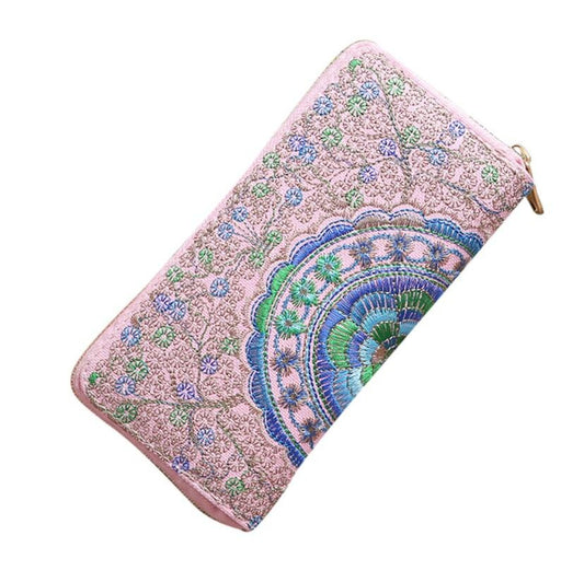 Ethnic Vintage style embroidered purse bag