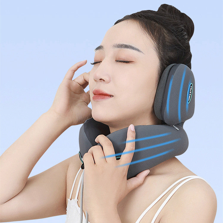 Noise Reduction Pillow U-shaped Pillow Travel Massage