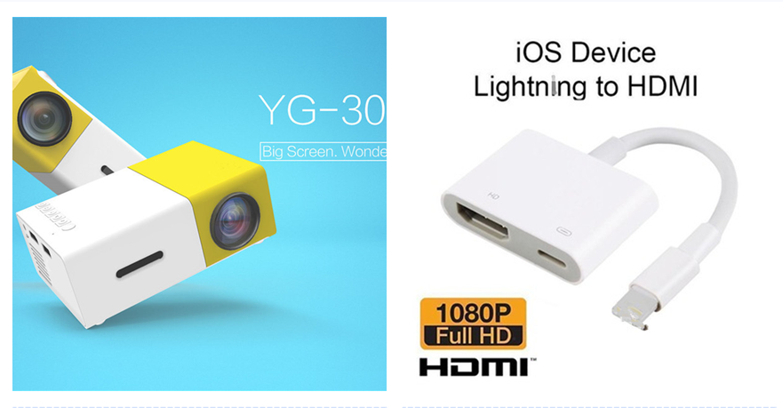 HD 1080P Mini Mini Projector