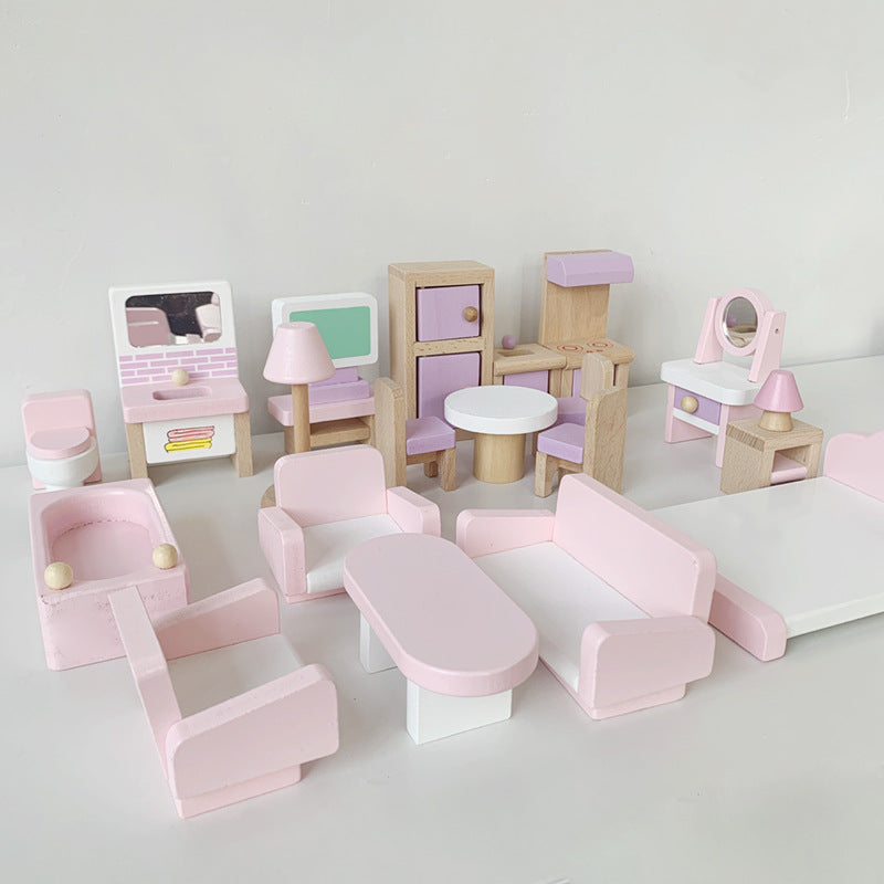 Mini Furniture Toy Model Set