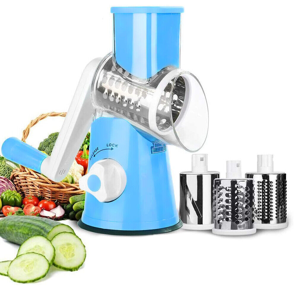 Food Slicer Chopper | 3-in-1 Shredder Cutter | WhiteDiamonds