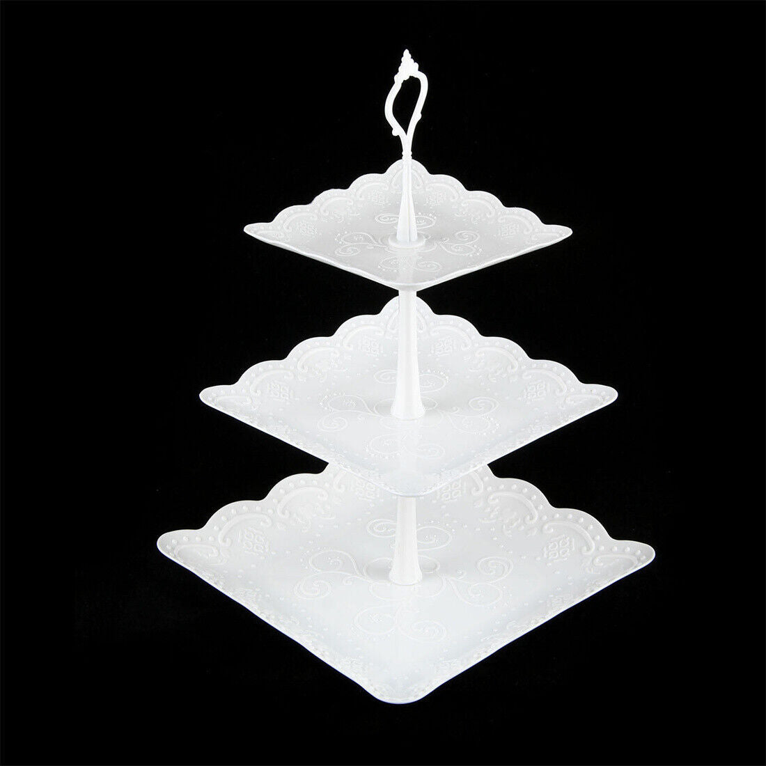 3-Tier Cake Stand | Wedding Party Plates | WhiteDiamonds