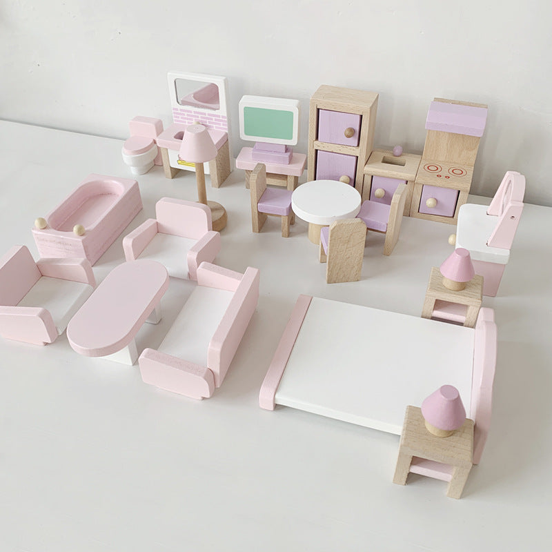 Mini Furniture Toy Model Set