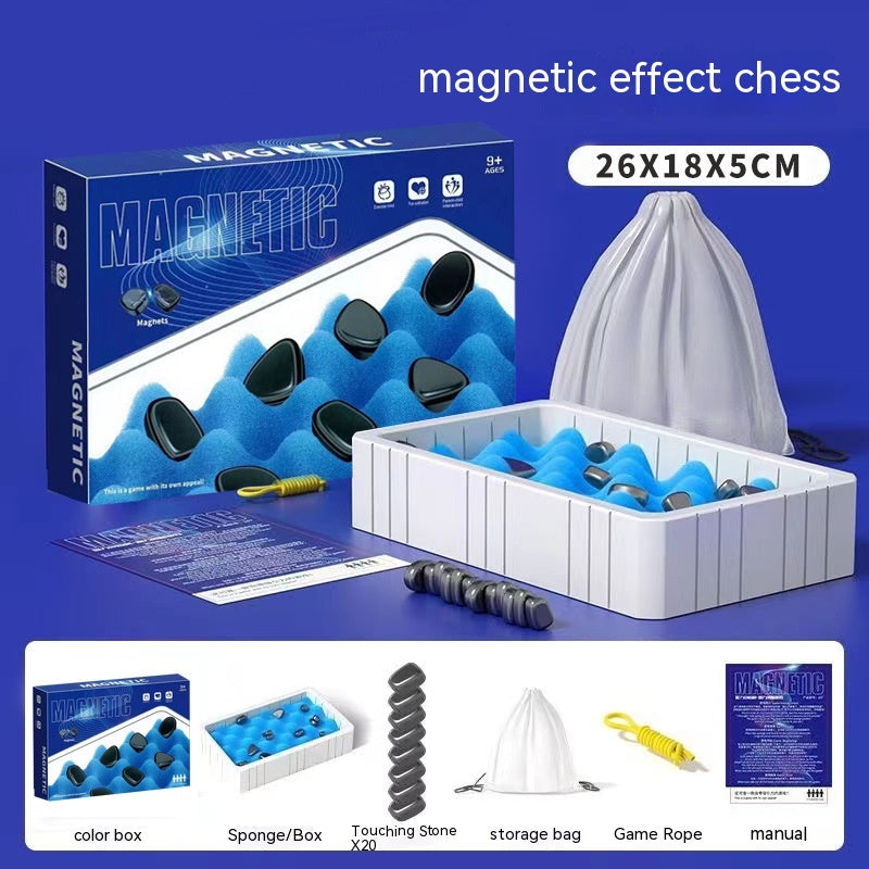 Magnetic Effect Chess Double Game Board Game